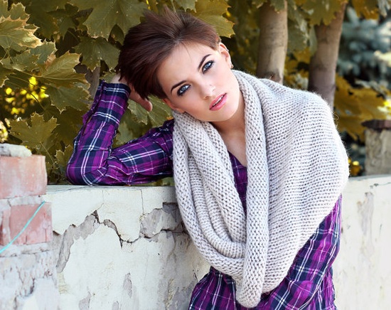 Beige Scarf