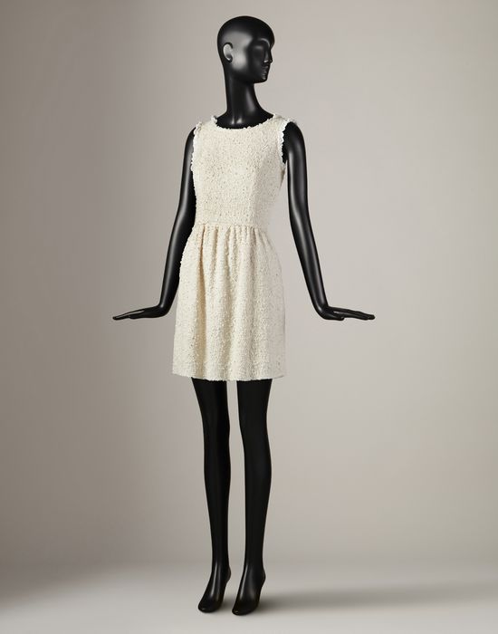 CROCHET TRIMMED MINI DRESS