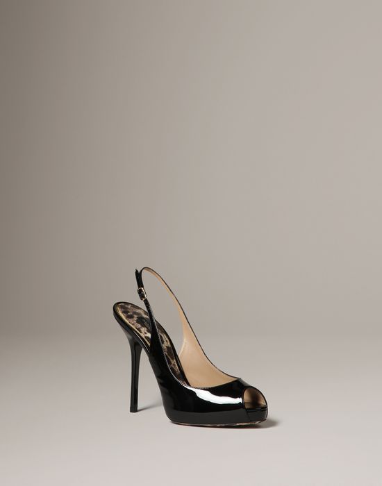 PATENT LEATHER SLING BACK CRYSTINE (WOMANS)