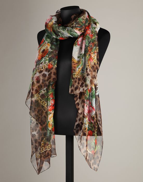 PRINTED COTTON STOLE (WOMANS)