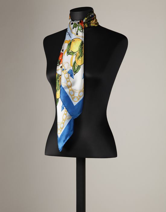 PRINTED SILK FOULARD (WOMANS)